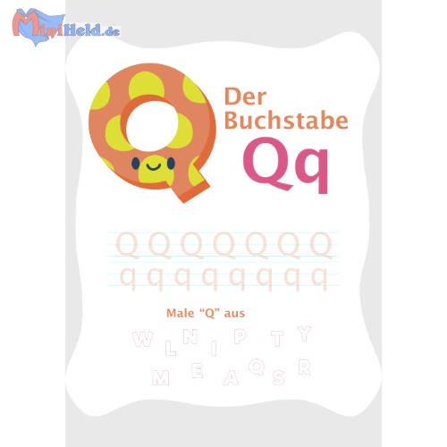 Vorschau: Buchstabe Q