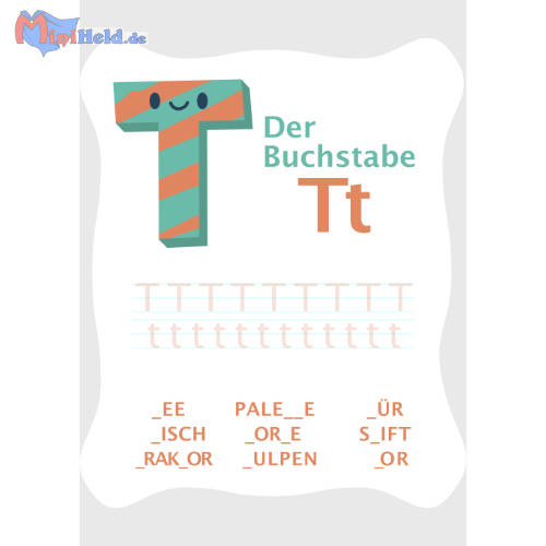Vorschau: Buchstabe T