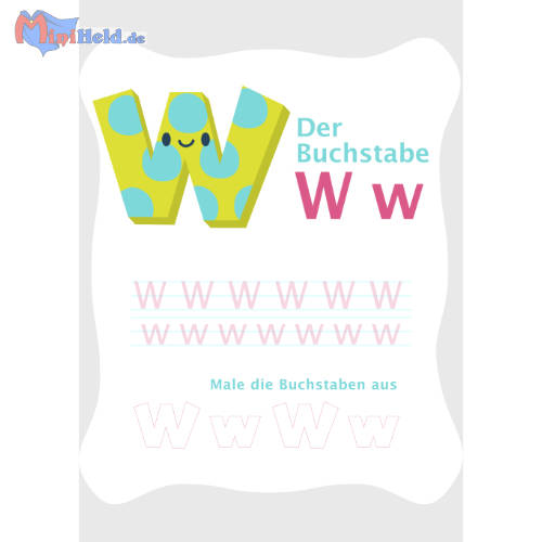 Vorschau: Buchstabe W