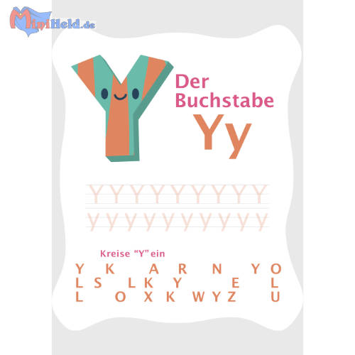 Vorschau: Buchstabe Y