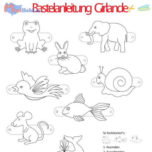 Beispiel zum Thema Bastelvorlagen zum Ausdrucken