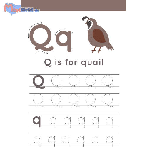 Vorschau: Buchstabe Q