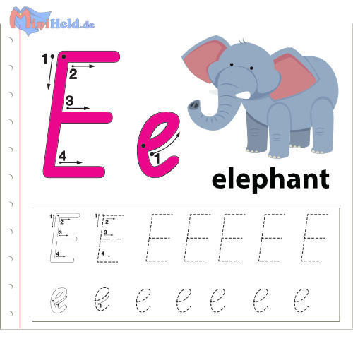 Vorschau: Schreibschrift E