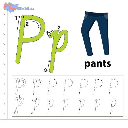 Vorschau: Schreibschrift P