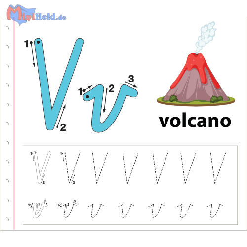 Vorschau: Schreibschrift V