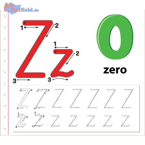 Vorschau: Schreibschrift Z